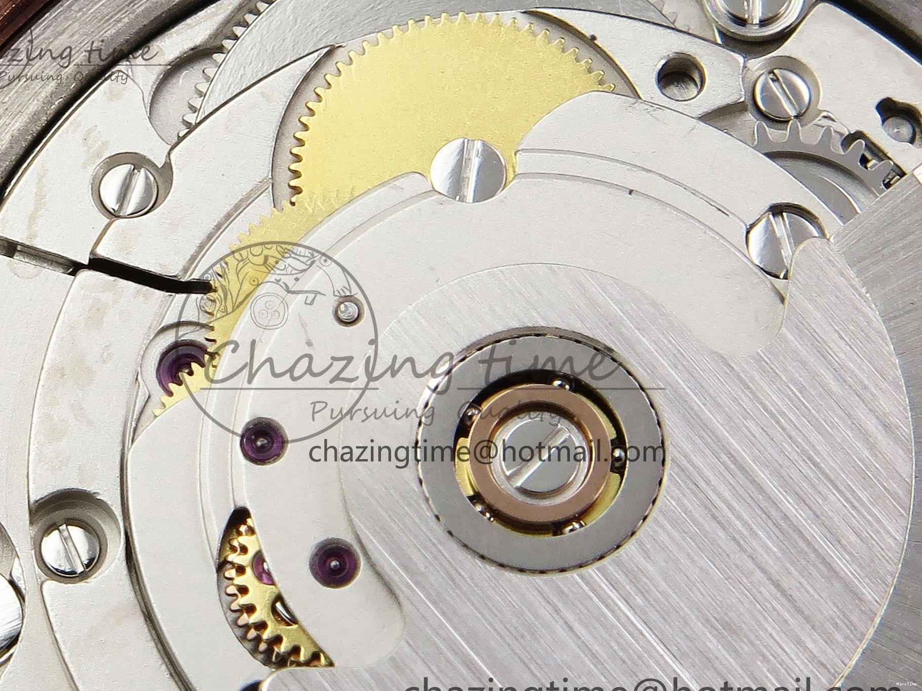 MiroTime 0209 OdorResistant Day Date 36 RG TWSF Best Edition White Diamonds Dial on RG Bracelet A 1610